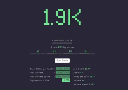 2 mins Clicks screenshot