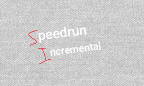 A brutal speedrun incremental screenshot