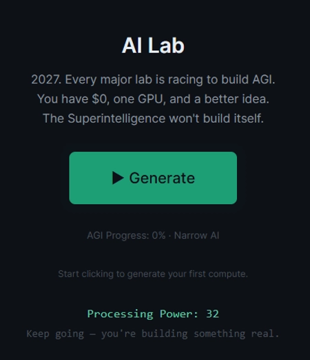 AI Lab — Phase 1 Demo screenshot