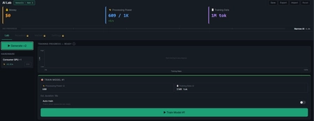 AI Lab — Phase 1 Demo screenshot 2