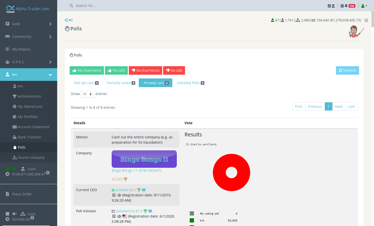 Alpha-Trader.com screenshot
