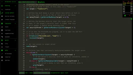 Bitburner screenshot 2