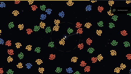 Bubble Shooter but In Space and Incremental screenshot