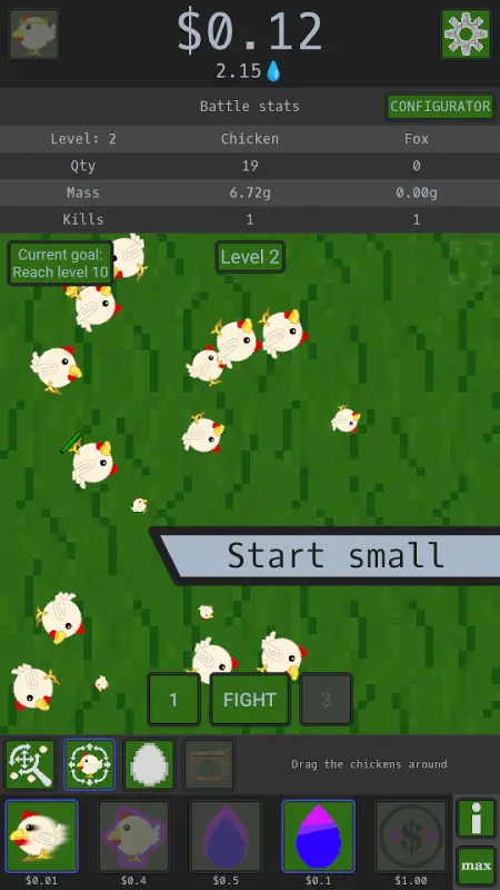 Chicken Merge Idle screenshot