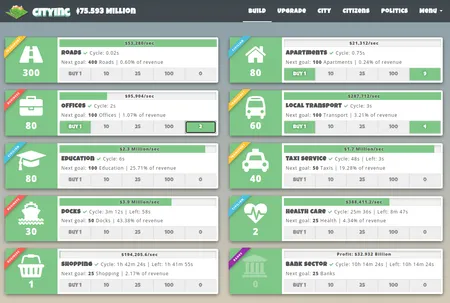 CityInc screenshot
