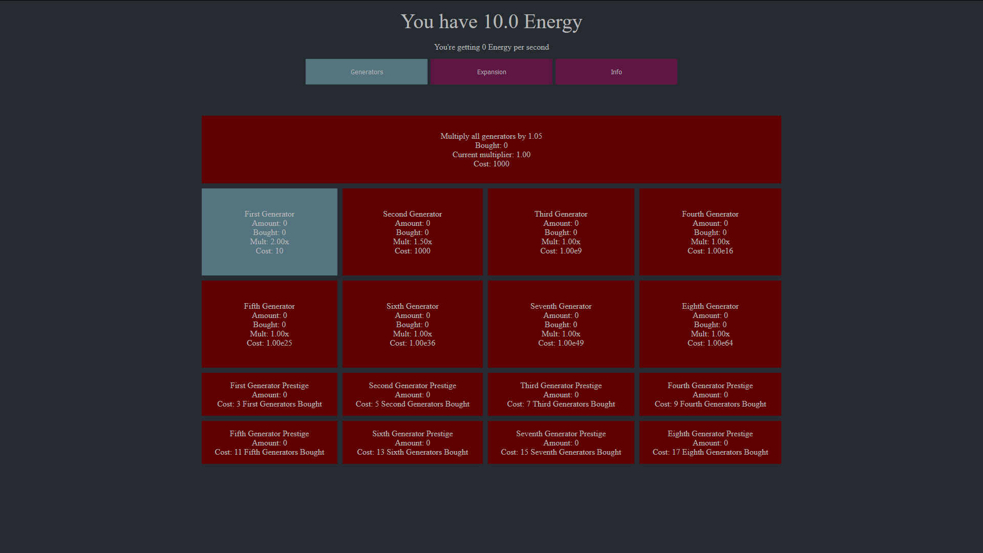 Energy Generator screenshot 2