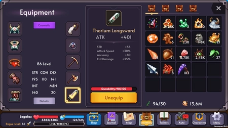 Evitania Online screenshot 2