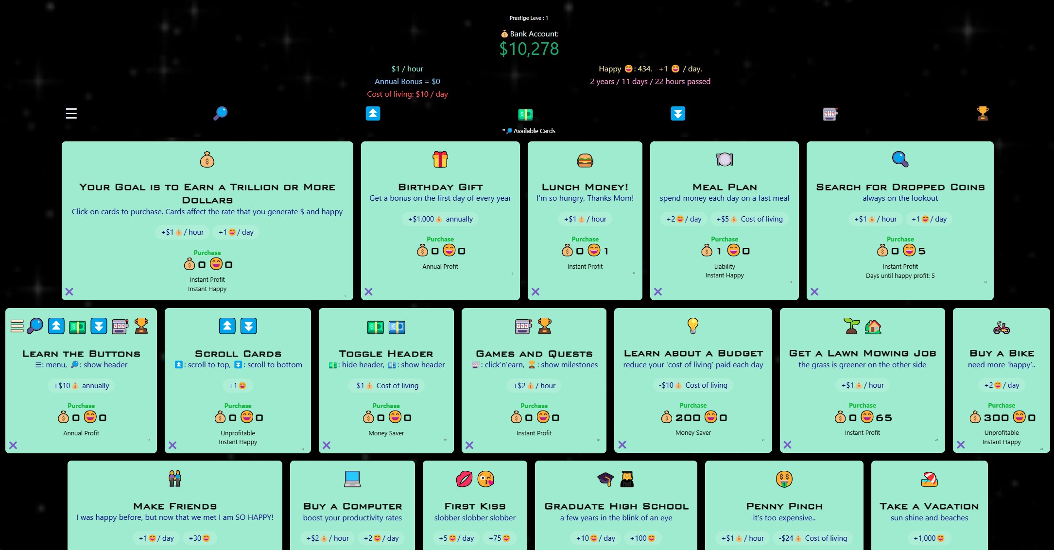 Galaxy Trillionaire screenshot 2