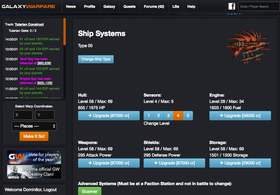 Galaxy Warfare screenshot