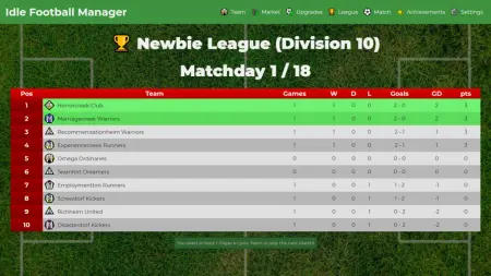 Idle Football Manager screenshot