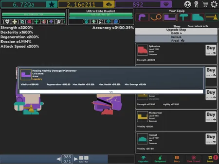 Idle Superpowers screenshot