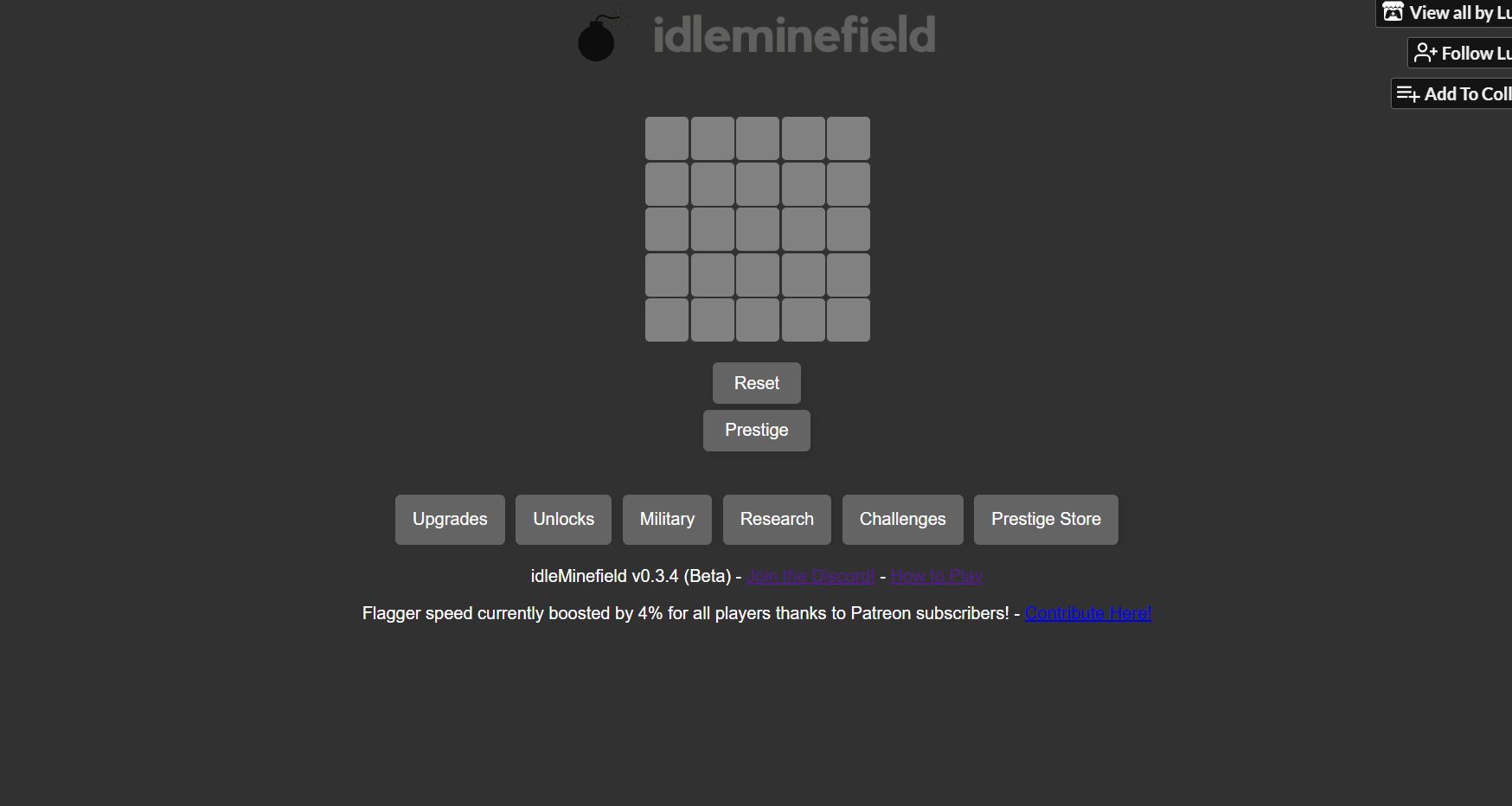 IdleMinefield screenshot 2