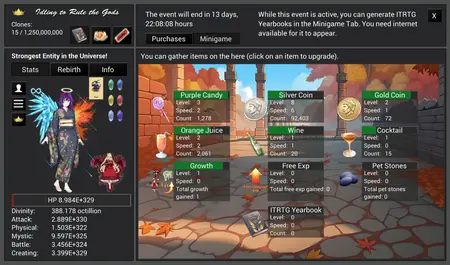 Idling to Rule the Gods screenshot