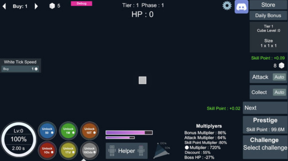 Incremental Cubes screenshot 3