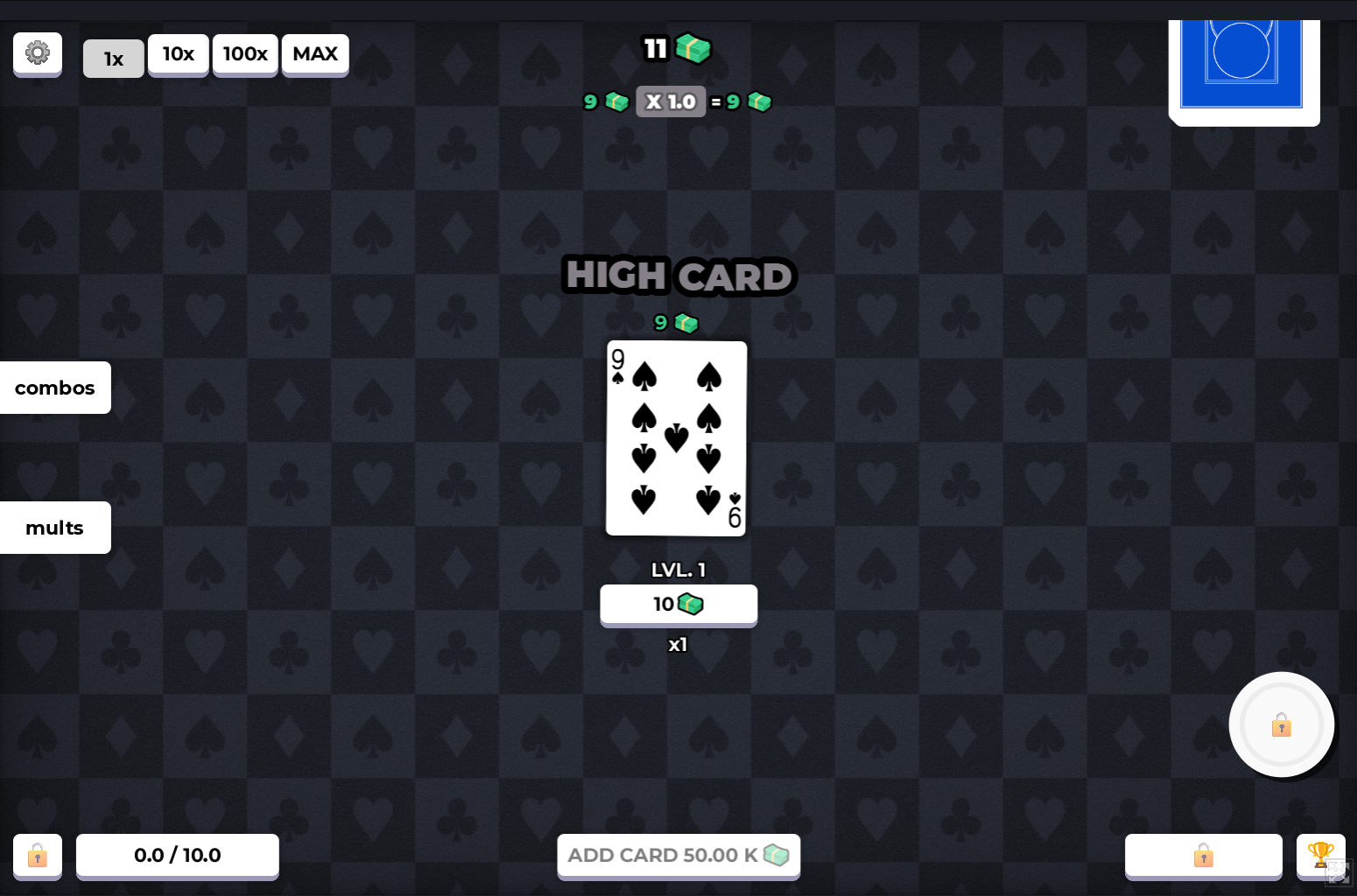 Incremental Poker: Astral Domination screenshot 2