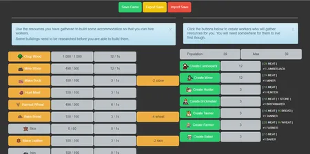 Incremental Town RPG (Alpha Version) screenshot