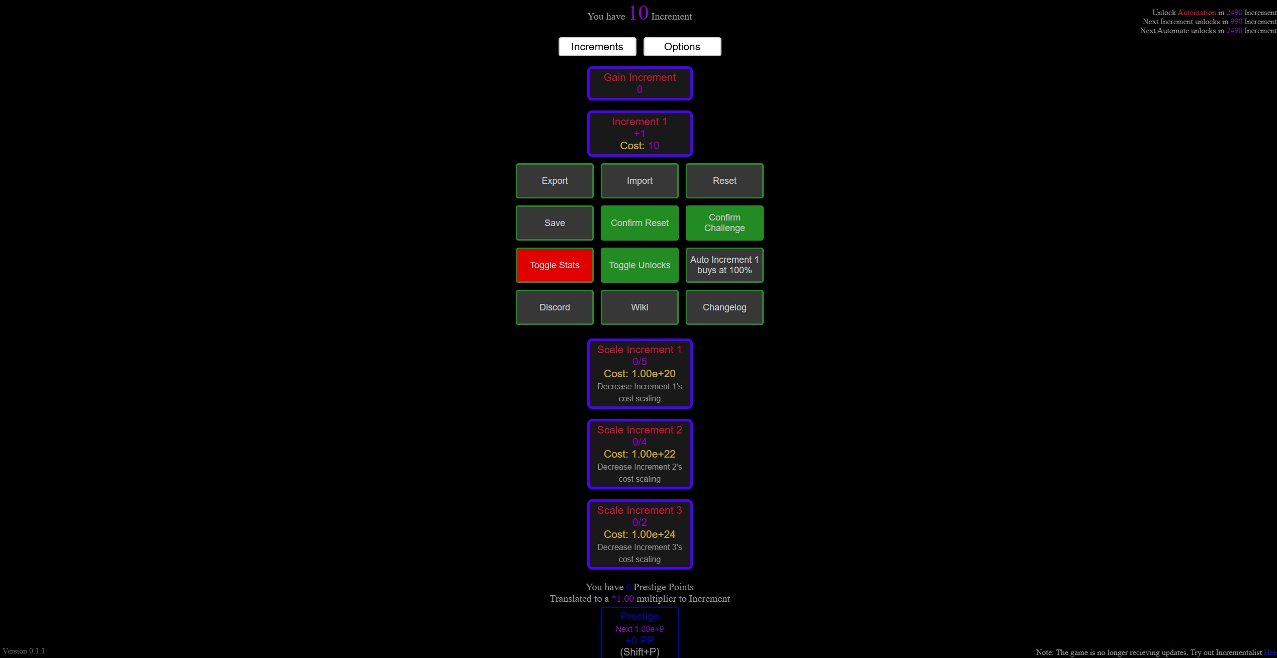 Incremental Wall screenshot 2