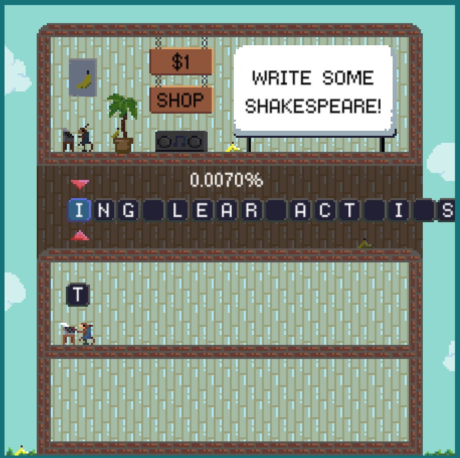 I̶n̶finite Monkeys screenshot 2
