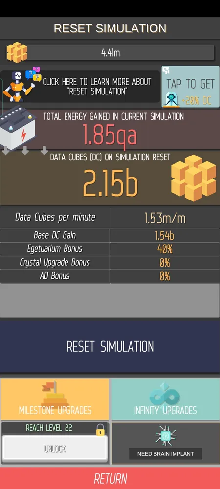 ISEPS Idle Particle Simulator screenshot 3