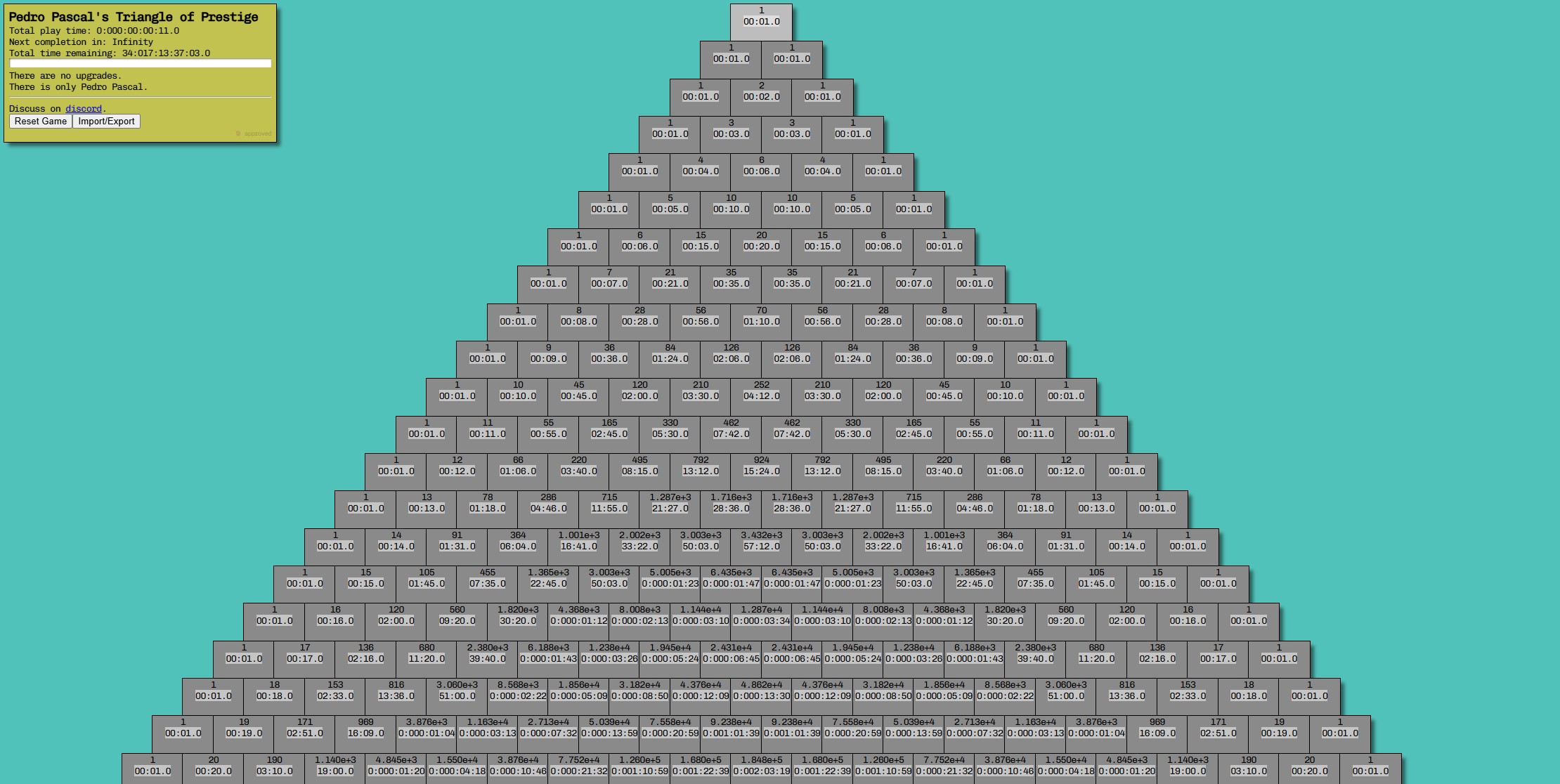 Pedro Pascal's Triangle of Prestige screenshot 2