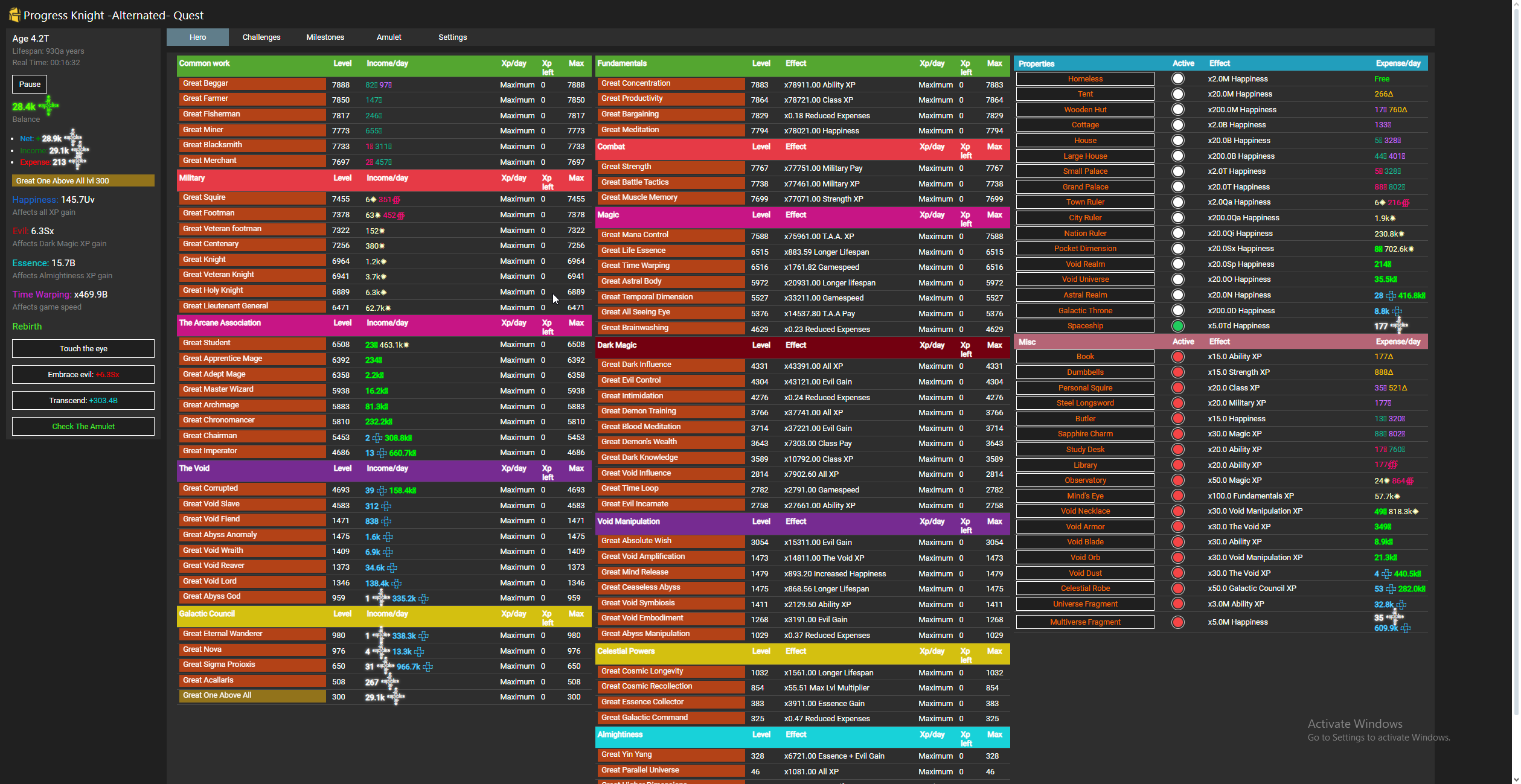 Progress Knight: Alternated Quest screenshot 2