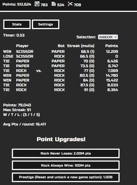 Rock Always Wins Idle screenshot 3