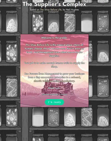 The Supplier's Complex screenshot