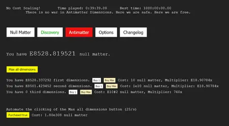 The Unscaled Incremental screenshot