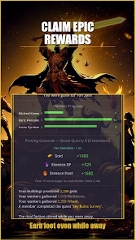 Titan Saga - Idle screenshot 3