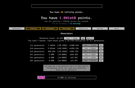 Yet Another Idle Game screenshot
